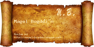 Magel Bogdán névjegykártya